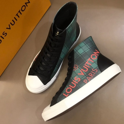 Louis vuitton 2019 Mens Leather Sneakers  - 루이비통 2019 남성용 레더 스니커즈 LOUS0115,Size(240 - 270).그린