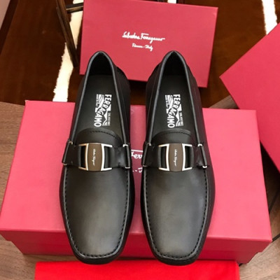 Ferragamo 2019 Mens Leather Loafer - 페라가모 2019 남성용 레더 로퍼 FGMS0020,Size(240 - 275).블랙