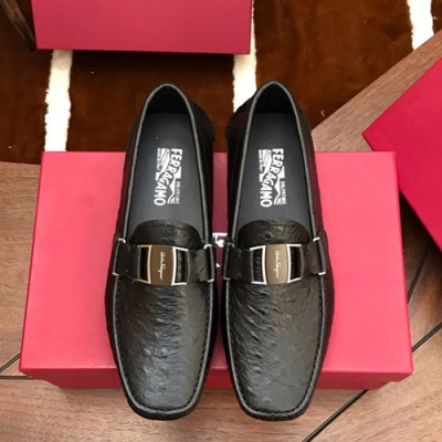 Ferragamo 2019 Mens Leather Loafer - 페라가모 2019 남성용 레더 로퍼 FGMS0022,Size(240 - 275).블랙