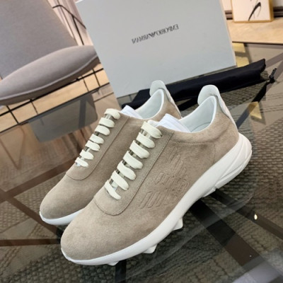 Armani 2019 Mens Suede Sneakers  - 알마니 2019 남성용 스웨이드 스니커즈 ARMS0004,Size(240 - 270).그레이