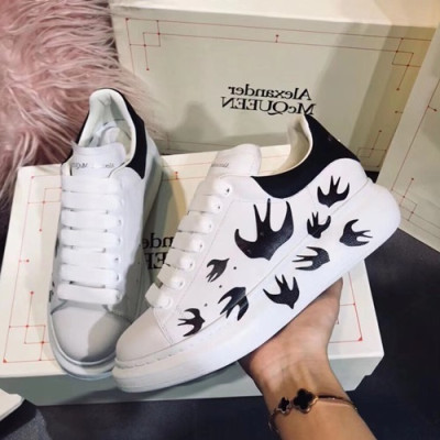 Alexander McQueen 2019 Mm/Wm Oversol Sneakers - 알렉산더맥퀸 2019 남여공용 오버솔 스니커즈 AMQS0010.Size(225 - 270).화이트+블랙