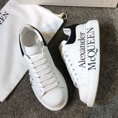 Alexander McQueen 2019 Mm/Wm Oversol Sneakers - 알렉산더맥퀸 2019 남여공용 오버솔 스니커즈 AMQS0017.Size(225 - 270).화이트+블랙