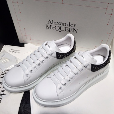 Alexander McQueen 2019 Mm/Wm Oversol Sneakers - 알렉산더맥퀸 2019 남여공용 오버솔 스니커즈 AMQS0028.Size(220 - 275).화이트+블랙