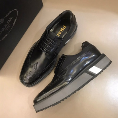 Prada 2019 Mens Leather Shoes - 프라다 2019 남성용 레더 슈즈 PRAS0065.Size(240 - 270).블랙