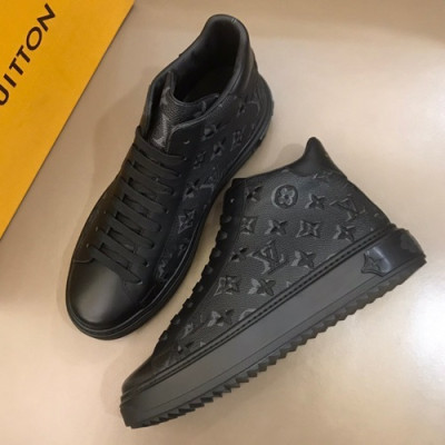 Louis vuitton 2019 Mens Leather Sneakers  - 루이비통 2019 남성용 레더 스니커즈 LOUS0141,Size(240 - 270).블랙