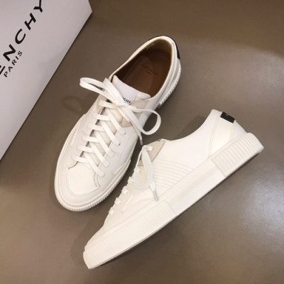 Givenchy 2019 Mens Leather Sneakers - 지방시 2019 남성용 레더 스니커즈 GIVS0011,Size(240 - 270).화이트