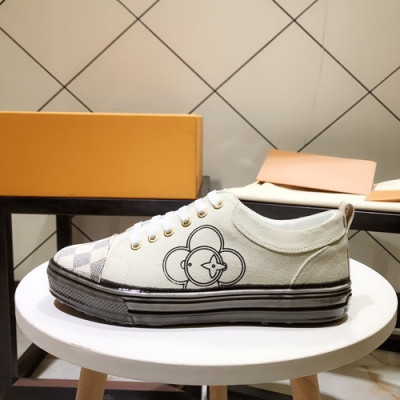 Louis vuitton 2019 Mens Canvas Sneakers  - 루이비통 2019 남성용 캔버스 스니커즈  LOUS0144,Size(240 - 270).화이트