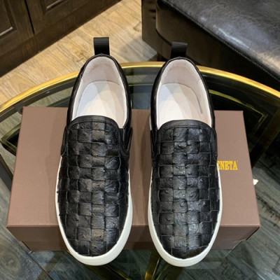 Bottega Veneta 2019 Mens Leather Slip On - 보테가베네타 2019 남성용 레더 슬립온 BVS0005.Size(240 - 270).블랙