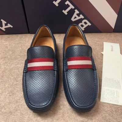 Bally 2019 Mens Leather Loafer - 발리 2019 남성용 레더 로퍼,BALS0034,Size(245 - 265).네이비