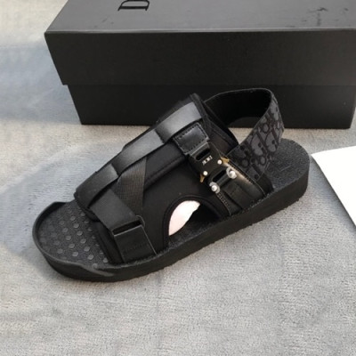 Dior 2019 Mens Sandal - 디올 2019 남성용 샌들 DIOS0037.Size (245 - 275).블랙