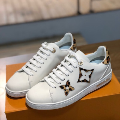 Louis vuitton 2019 Ladies Leather & Horse Fur Sneakers  - 루이비통 2019 여성용 레더 & 마모 스니커즈 LOUS0152,Size(225 - 250).화이트