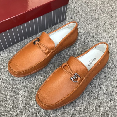 Balmain 2019 Mens Leather Loafer - 발망 2019 남성용 레더 로퍼 BALMS0001 ,Size(240 - 270),브라운