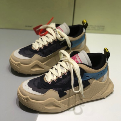 Off-white 2019 Mm / Wm Leather Running Shoes - 오프화이트 2019 남여공용 레더 런닝 슈즈 OFFS0008.Size(225 - 270),베이지