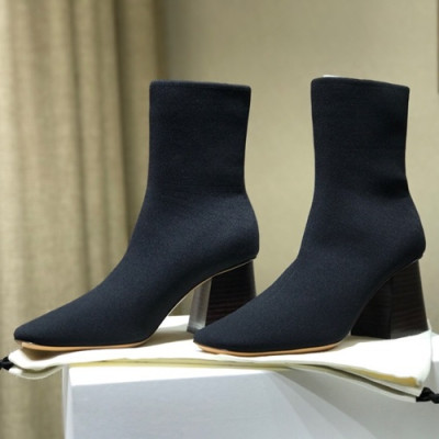 Celine 2019 Ladies Knit Ankle Boots - 셀린느 2019 여성용 니트 앵글 부츠 CELS0001,Size(220-245),블랙