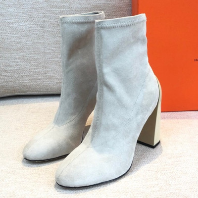 Hermes  2019 Ladies High Heel Ankle Boots - 에르메스 2019 여성용 하이힐 앵글 부츠 HERS0121,Size(225-250),베이지그레이