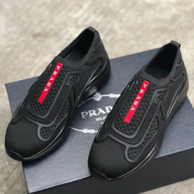 Prada 2019 Mm / Wm Sneakers - 프라다 2019 남여공용 스니커즈 PRAS0084,Size(225 - 265).블랙