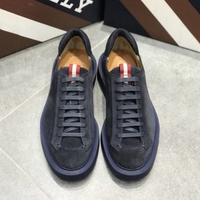 Bally 2019 Mens Leather Sneakers - 발리 2019 남성용 레더 스니커즈,BALS0045,Size(245 - 265).네이비