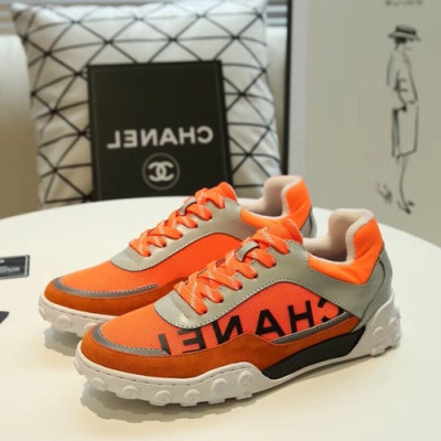 Chanel 2019 Mm / Wm Leather Running Shoes - 샤넬 2019 남여공용 레더 런닝슈즈 CHAS0250.Size(225 - 275).오렌지
