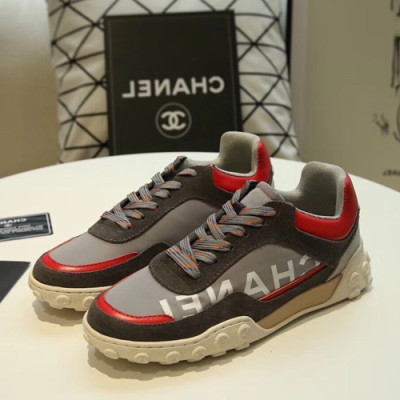 Chanel 2019 Mm / Wm Leather Running Shoes - 샤넬 2019 남여공용 레더 런닝슈즈 CHAS0260,Size(225 - 275).그레이