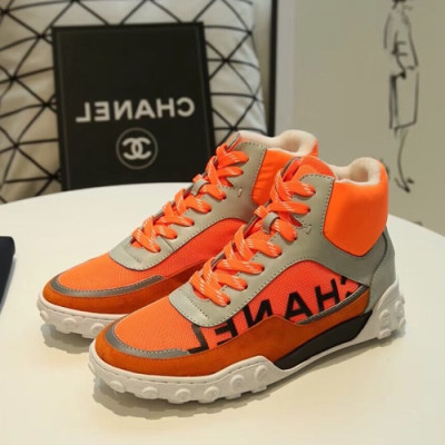 Chanel 2019 Mm / Wm Leather Running Shoes - 샤넬 2019 남여공용 레더 런닝슈즈 CHAS0261.Size(225 - 275).오렌지