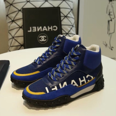 Chanel 2019 Mm / Wm Leather Running Shoes - 샤넬 2019 남여공용 레더 런닝슈즈 CHAS0262.Size(225 - 275).블루