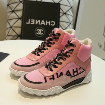 Chanel 2019 Mm / Wm Leather Running Shoes - 샤넬 2019 남여공용 레더 런닝슈즈 CHAS0265.Size(225 - 275).핑크