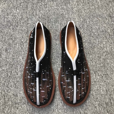 Alexander McQueen 2019 Mens Leather Slip On - 알렉산더맥퀸 2019 남성용 레더 슬립온 AMQS0046.Size (245 - 270).브라운블랙