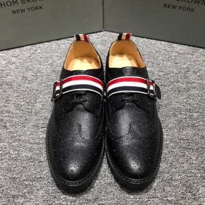 Thom Brown 2019 Mens Leather Oxford Shoes - 톰브라운 2019 남성용 레더 옥스퍼드 슈즈,THOMS0006, 사이즈 (245 - 270),블랙