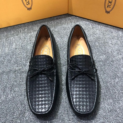 Tod's 2019 Mens Leather Loafer - 토즈 2019 남성용 레더 로퍼 TODS0008.Size(245 - 265).블랙