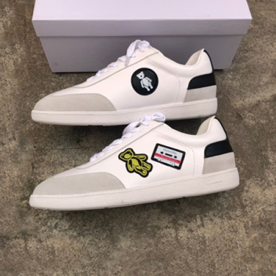 Dior 2019 Mens Leather Sneakers  - 디올 2019 남성용 레더 스니커즈 DIOS0049,Size(245 - 265).화이트