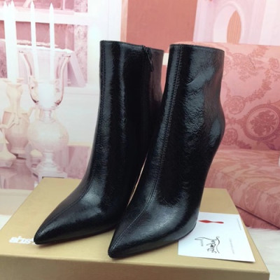 Christian Loubutin 2019 Leather High Heel Boots - 크리스챤 루부탱 2019 여성용 하이힐 부츠 CLS0005.Size (225 - 250).블랙