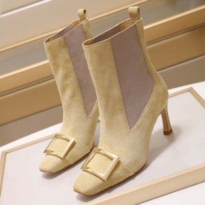 Roger Vivier  2019 Ladies Suede High Heel Boots - 로저비비에 2019 여성용 스웨이드 하이힐 부츠 RVS0061,Size(225-250),베이지