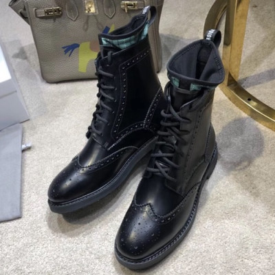 Dior 2019 Ladies Leather Boots - 디올 2019 여성용 레더 부츠 DIOS0056,Size(225-250),블랙