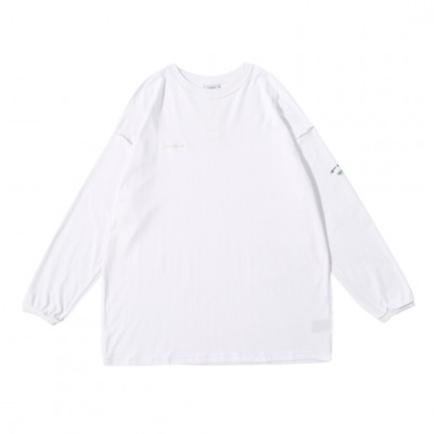 Vetements 2019 Mens Printing Logo Cotton Short Sleeved Oversize Tshirt - 베트멍 남성 프린팅 로고 코튼 오버사이즈 긴팔티 Vet07x.Size(s - l).화이트