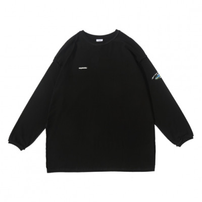Vetements 2019 Mens Printing Logo Cotton Short Sleeved Oversize Tshirt - 베트멍 남성 프린팅 로고 코튼 오버사이즈 긴팔티 Vet08x.Size(xs - l).블랙