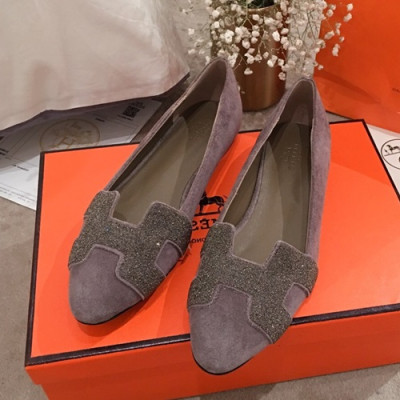 Hermes  2019 Ladies Suede Flat Shoes - 에르메스 2019 여성용 스웨이드 스웨이드 슈즈 HERS0126,Size(225-245),연퍼플