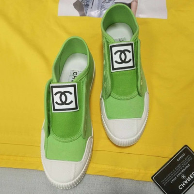 Chanel 2019 Ladies Canvas Sneakers - 샤넬 2019 여성용 캔버스 스니커즈 CHAS0280.Size(225 - 250).그린