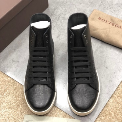 Bottega Veneta 2019 Mens Leather Sneakers - 보테가베네타 2019 남성용 레더 스니커즈, BVS0015.Size(245 - 265).블랙