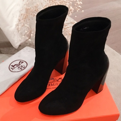 Hermes  2019 Ladies High Heel Ankle Boots - 에르메스 2019 여성용 하이힐 앵글 부츠 HERS0133,Size(225-250),블랙