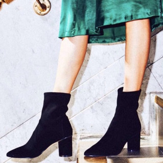 Stuart Weitzman 2019 Ladies Leather High Heel Boots - 슈트어트 와이츠먼 2019 여성용 레더 하이힐 부츠 STUS0015,Size(225-245),블랙