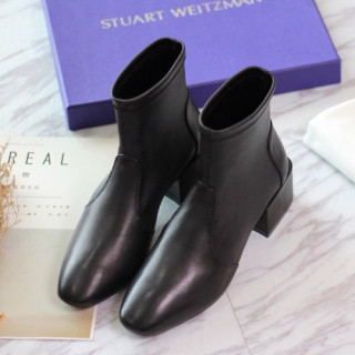 Stuart Weitzman 2019 Ladies Leather Boots - 슈트어트 와이츠먼 2019 여성용 레더 부츠 STUS0021,Size(225-245),블랙