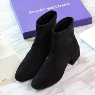 Stuart Weitzman 2019 Ladies Leather Boots - 슈트어트 와이츠먼 2019 여성용 레더 부츠 STUS0022,Size(225-245),블랙