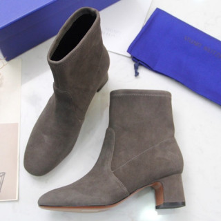 Stuart Weitzman 2019 Ladies Leather Middle Heel Boots - 슈트어트 와이츠먼 2019 여성용 레더 미들힐 부츠 STUS0025,Size(225-245),그레이