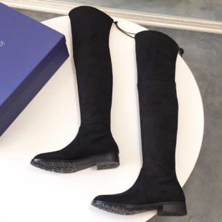 Stuart Weitzman 2019 Ladies Suede Boots - 슈트어트 와이츠먼 2019 여성용 스웨이드 부츠 STUS0031,Size(225-245),블랙