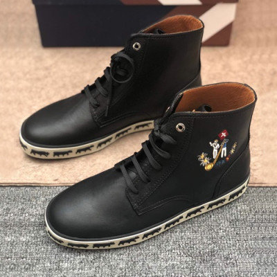 [매장판]Bally 2019 Mens Leather Sneakers - 발리 2019 남성용 레더 스니커즈,BALS0049,Size(245 - 265).블랙