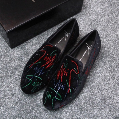 Giuseppe Zanoti 2019 Mm / Wm Velvet Slip On - 쥬세페자노티 2019 남여공용 벨벳 슬립온 GZS0016.Size,(220 - 270),블랙