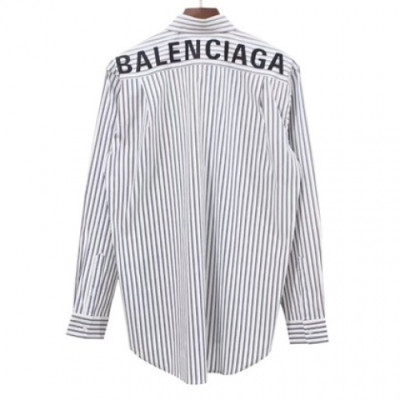 Balenciaga 2019 Mens Logo Oversize Cotton shirt - 발렌시아가 2019 남성 로고 오버사이즈 코튼 셔츠 Bal0267x.Size(xs - m).2컬러(핑크/그레이)