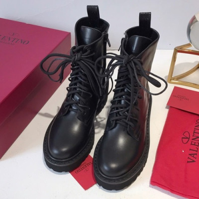 Valentino  2019 Ladies Leather Boots - 발렌티노 2019 여성용 레더 부츠 VTS0081,Size(225-250),블랙