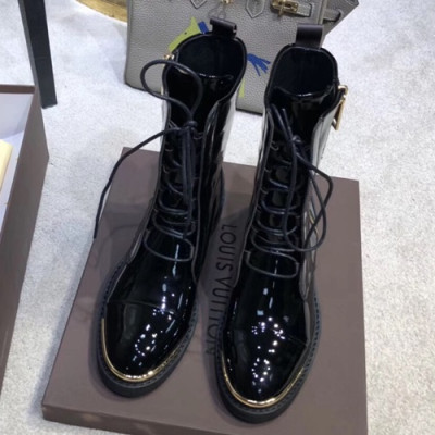Louis vuitton 2019 Ladies Leather Boots - 루이비통 2019 여성용 레더 부츠,LOUS0167,Size(225 - 250).블랙