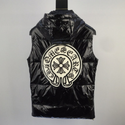 Chrome Hearts 2019 Mm/Wm Logo Down Pedding Vest - 크롬하츠 2019 남자 로고 다운 패딩 조끼 Chr0046x.Size(m - 3xl).블랙